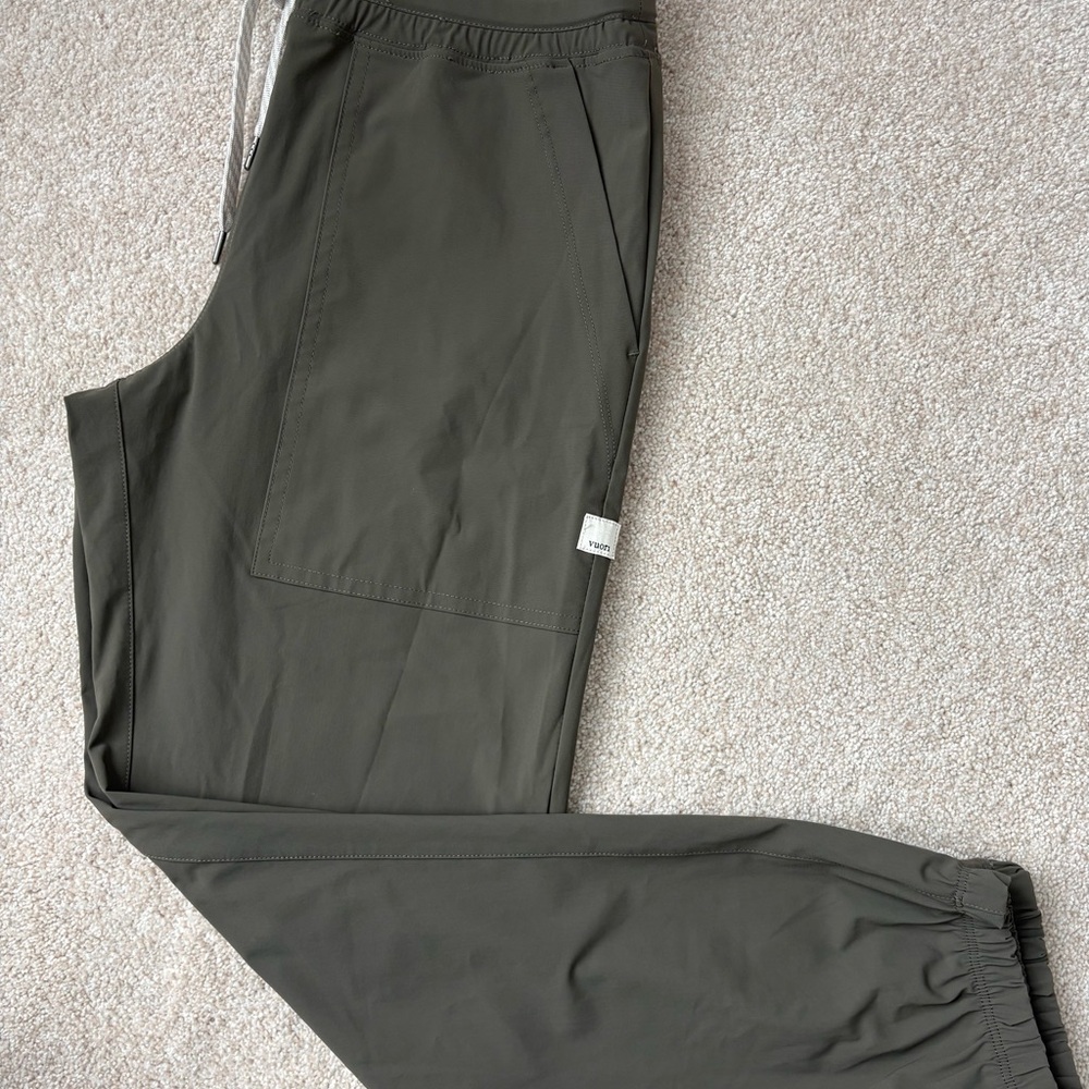 Vuori Olive Green Track Pants